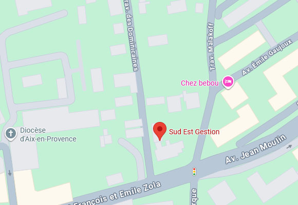 Plan d&rsquo;acc&egrave;s Aix-en-Provence
